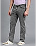 KOTTY MEN REGULAR MID RISE GREY SOLID JEANS