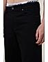 KOTTY MEN REGULAR MID RISE BLACK SOLID JEANS