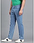 KOTTY MEN REGULAR MID RISE LIGHT BLUE SOLID JEANS