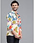 KOTTY MENS RAYON ABSTRACT PRINTED MULTICOLOR SHIRT