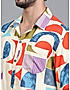 KOTTY MENS RAYON ABSTRACT PRINTED MULTICOLOR SHIRT