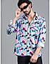 KOTTY MENS RAYON GEOMETRIC PRINTED MULTICOLOR SHIRT