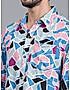 KOTTY MENS RAYON GEOMETRIC PRINTED MULTICOLOR SHIRT