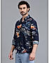 KOTTY MENS RAYON FLORAL PRINTED MULTICOLOR SHIRT