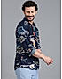 KOTTY MENS RAYON FLORAL PRINTED MULTICOLOR SHIRT