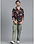 KOTTY MENS RAYON FLORAL PRINTED MULTICOLOR SHIRT