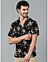 KOTTY MENS RAYON FLORAL PRINTED MULTICOLOR SHIRT