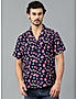 KOTTY MENS RAYON FLORAL PRINTED MULTICOLOR SHIRT