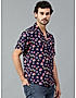 KOTTY MENS RAYON FLORAL PRINTED MULTICOLOR SHIRT