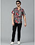 KOTTY MENS RAYON PAISLEY PRINTED MULTICOLOR SHIRT