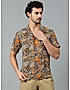 KOTTY MENS RAYON ANIMAL PRINTED MULTICOLOR SHIRT