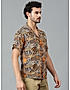 KOTTY MENS RAYON ANIMAL PRINTED MULTICOLOR SHIRT