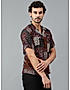 KOTTY MENS RAYON PAISLEY PRINTED MULTICOLOR SHIRT