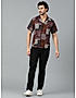 KOTTY MENS RAYON PAISLEY PRINTED MULTICOLOR SHIRT