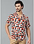 KOTTY MENS RAYON DIGITAL PRINTED MULTICOLOR SHIRT