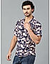 KOTTY MENS RAYON ABSTRACT PRINTED MULTICOLOR SHIRT