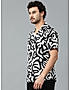 KOTTY MENS RAYON ABSTRACT PRINTED MULTICOLOR SHIRT