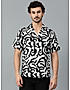 KOTTY MENS RAYON ABSTRACT PRINTED MULTICOLOR SHIRT