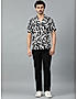 KOTTY MENS RAYON ABSTRACT PRINTED MULTICOLOR SHIRT