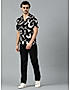 KOTTY MENS RAYON ABSTRACT PRINTED MULTICOLOR SHIRT