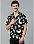 KOTTY MENS RAYON ABSTRACT PRINTED MULTICOLOR SHIRT