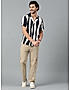 KOTTY MENS RAYON STRIPED PRINTED MULTICOLOR SHIRT