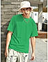 KOTTY MEN OVERSIZED SOLID ROUND NECK GREEN T-SHIRTS