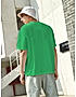 KOTTY MEN OVERSIZED SOLID ROUND NECK GREEN T-SHIRTS