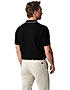 KOTTY MEN REGULAR FIT SOLID POLO NECK BLACK T-SHIRTS