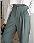 KOTTY WOMENS VISCOSE RAYON GREEN STRAIGHT FIT CASUAL PANT