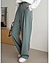 KOTTY WOMENS VISCOSE RAYON GREEN STRAIGHT FIT CASUAL PANT