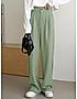 KOTTY WOMENS VISCOSE RAYON GREEN STRAIGHT FIT CASUAL PANT