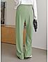 KOTTY WOMENS VISCOSE RAYON GREEN STRAIGHT FIT CASUAL PANT