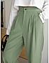 KOTTY WOMENS VISCOSE RAYON GREEN STRAIGHT FIT CASUAL PANT