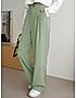 KOTTY WOMENS VISCOSE RAYON GREEN STRAIGHT FIT CASUAL PANT