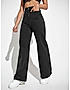 KOTTY WOMENS CASUAL STRAIGHT FIT BLACK JEANS