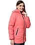 KOTTY Women Nylon Peach Pink Solid Puffer Jacket