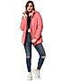 KOTTY Women Nylon Peach Pink Solid Puffer Jacket