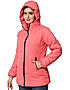 KOTTY Women Nylon Peach Pink Solid Puffer Jacket