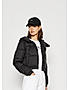 KOTTY Women Full Sleeve Solid Hooded Puffer Jacket