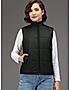 KOTTY Black Nylon Solid Women Pufferjacket