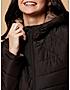 KOTTY Black Solid Nylon Women Winter Padded Jacket