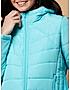 KOTTY Blue Solid Nylon Women Winter Padded Jacket