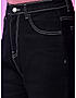 KOTTY Womens Jean Straight Fit High-Rise Low Distress Light Fade Stretchable Cargo Jeans