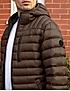 KOTTY Mens Solid Regular Puffer Jacket