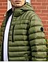 KOTTY Mens Solid Regular Puffer Jacket