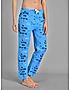 KOTTY Blue Cotton Printed Women Pyjama