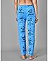 KOTTY Blue Cotton Printed Women Pyjama