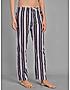 KOTTY Blue Cotton Striped Women Pyjama