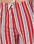 KOTTY Red Cotton Striped Women Pyjama